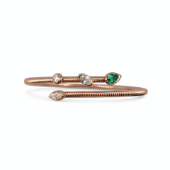 1,02 Karat Rose Gold Pırlanta Bileklik