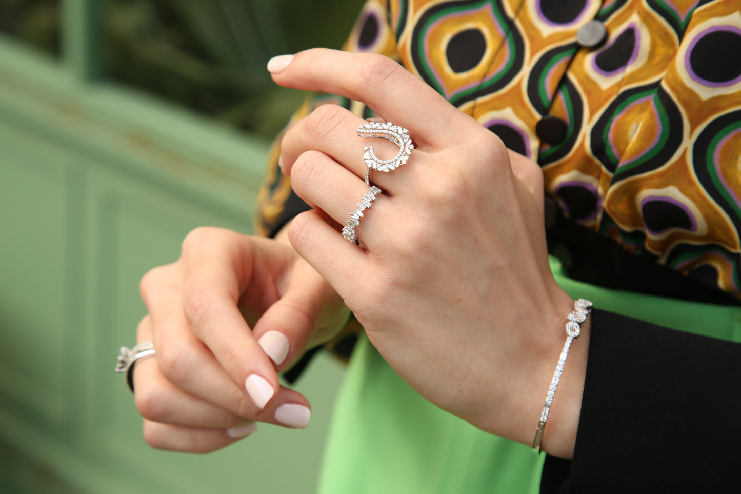 0.74 Karat Tasarım Pırlanta Yüzük