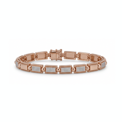 0,66 Karat Rose Gold Pırlanta Bileklik