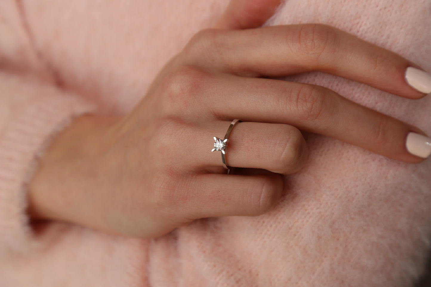 0.30 Karat Pırlanta Tektaş Yüzük