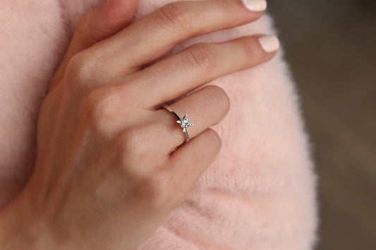 0.30 Karat Pırlanta Tektaş Yüzük