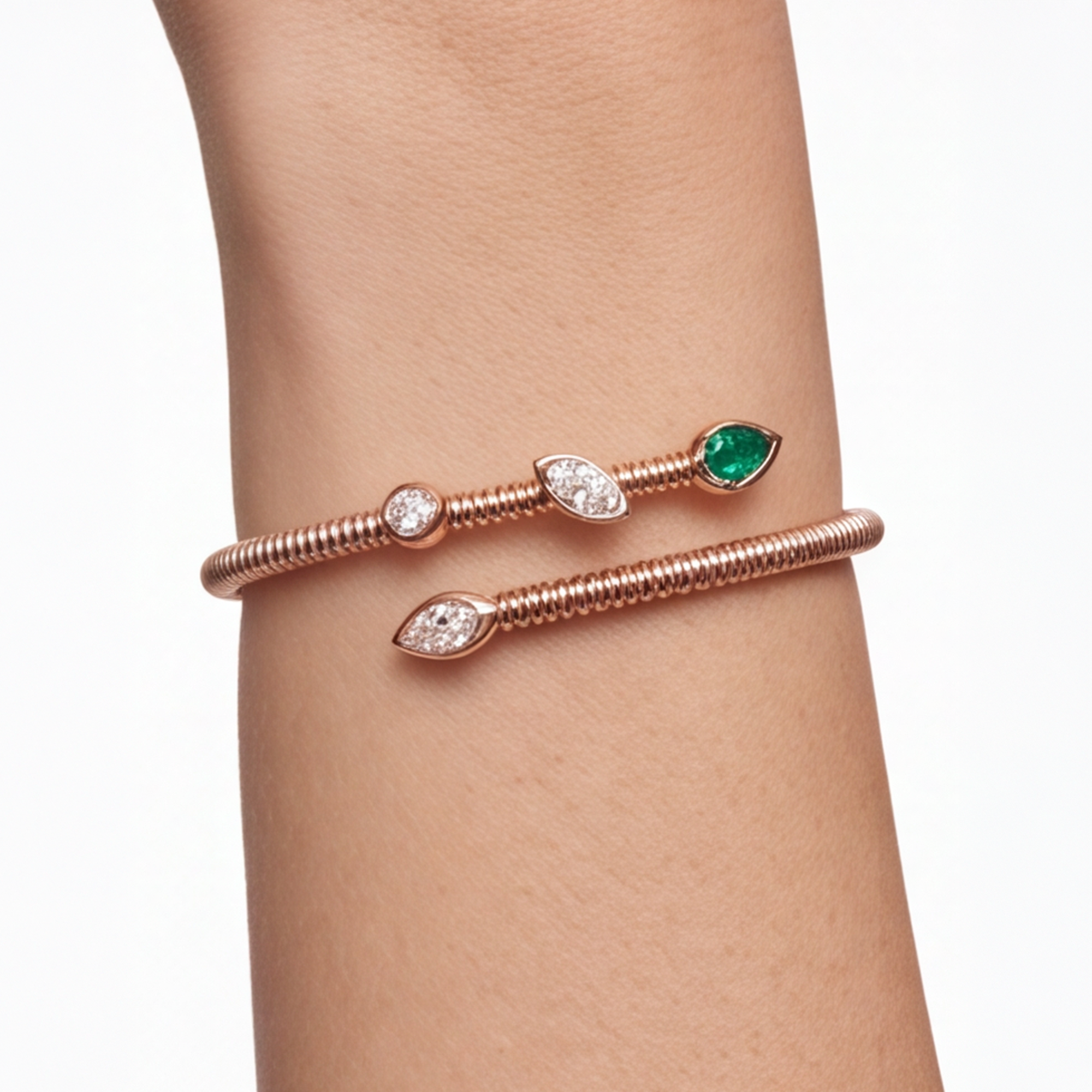 1,02 Karat Rose Gold Pırlanta Bileklik
