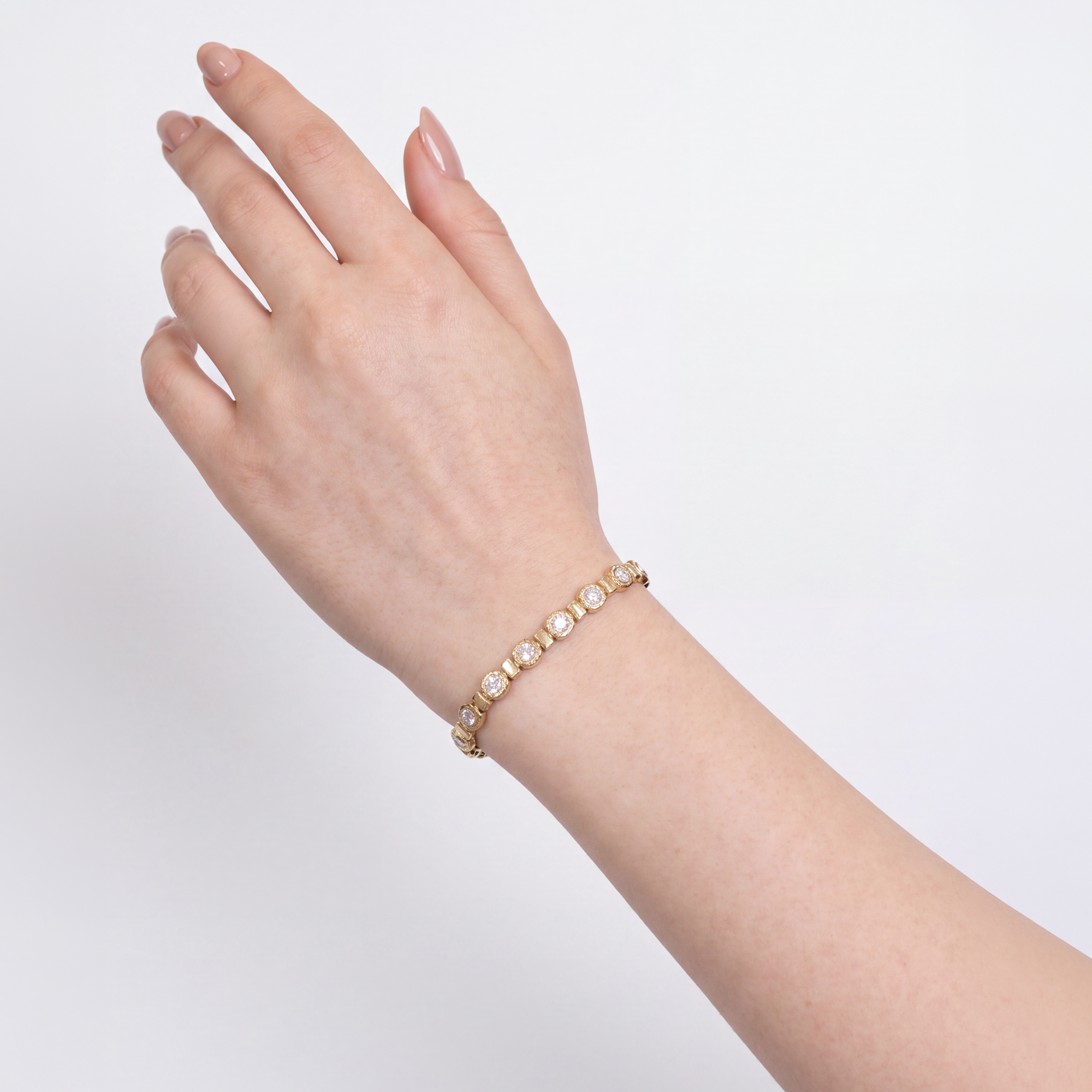 0,59 Karat Rose Gold Pırlanta Bileklik