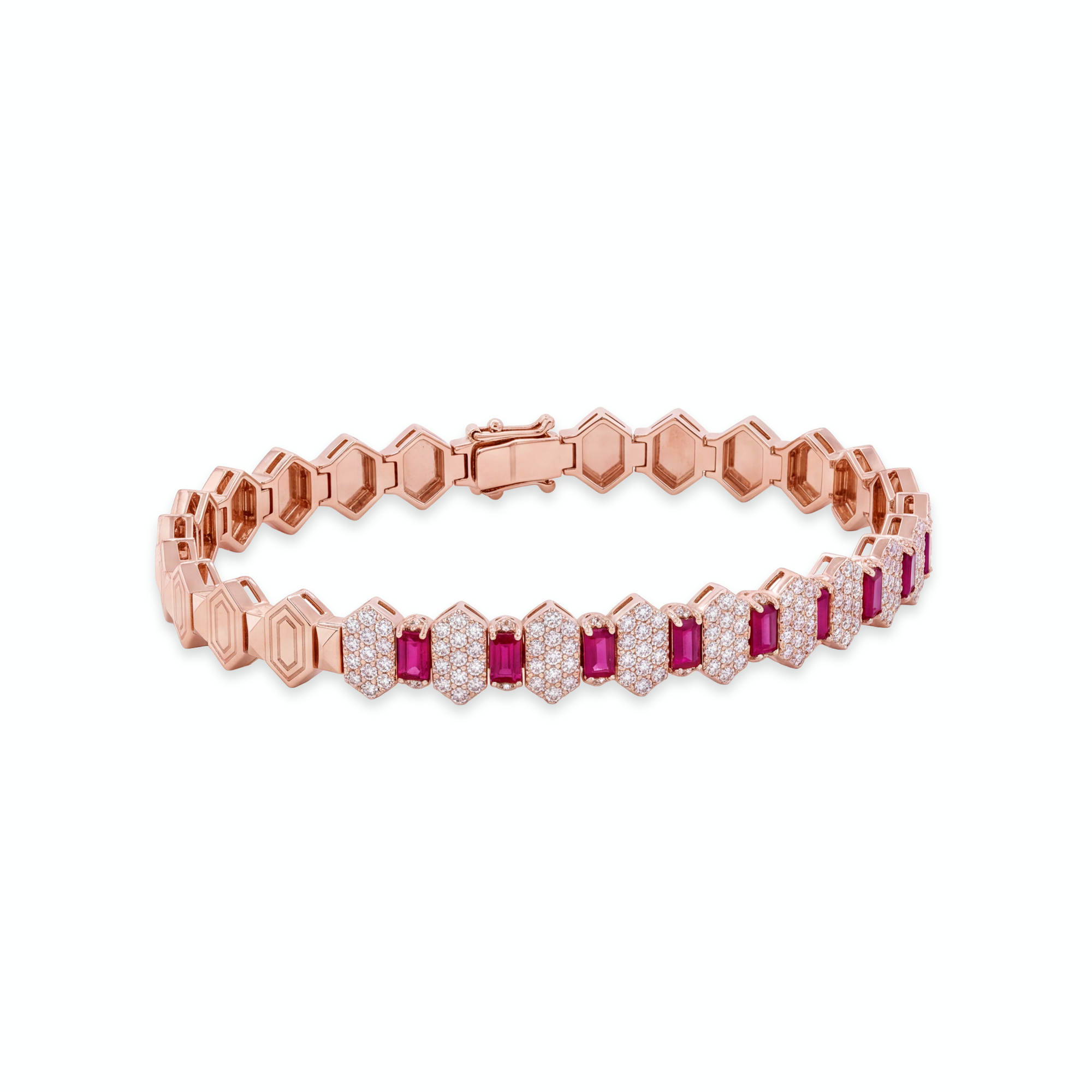 3 Karat Rose Gold Pırlanta Bileklik