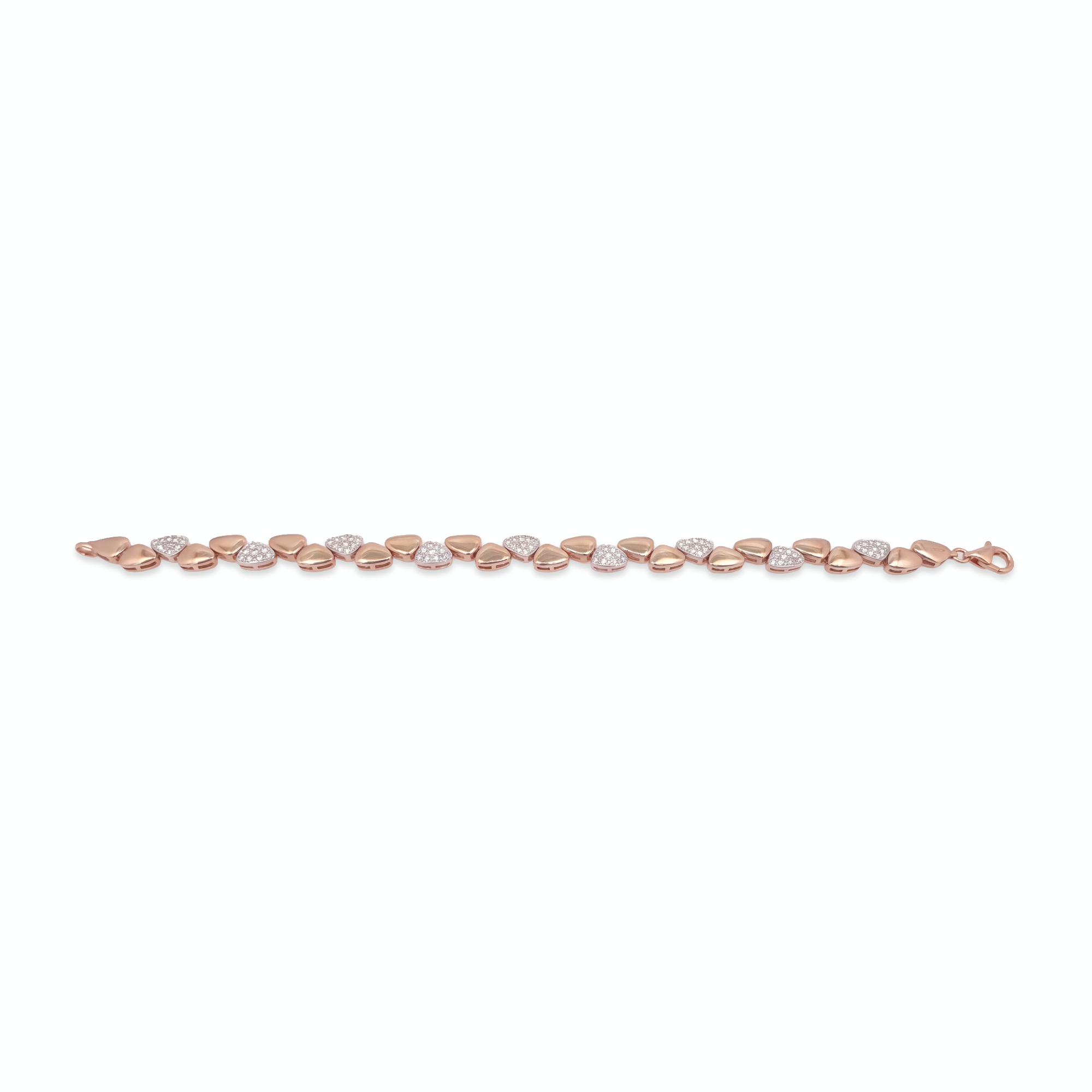 0,62 Karat Rose Gold Pırlanta Bileklik