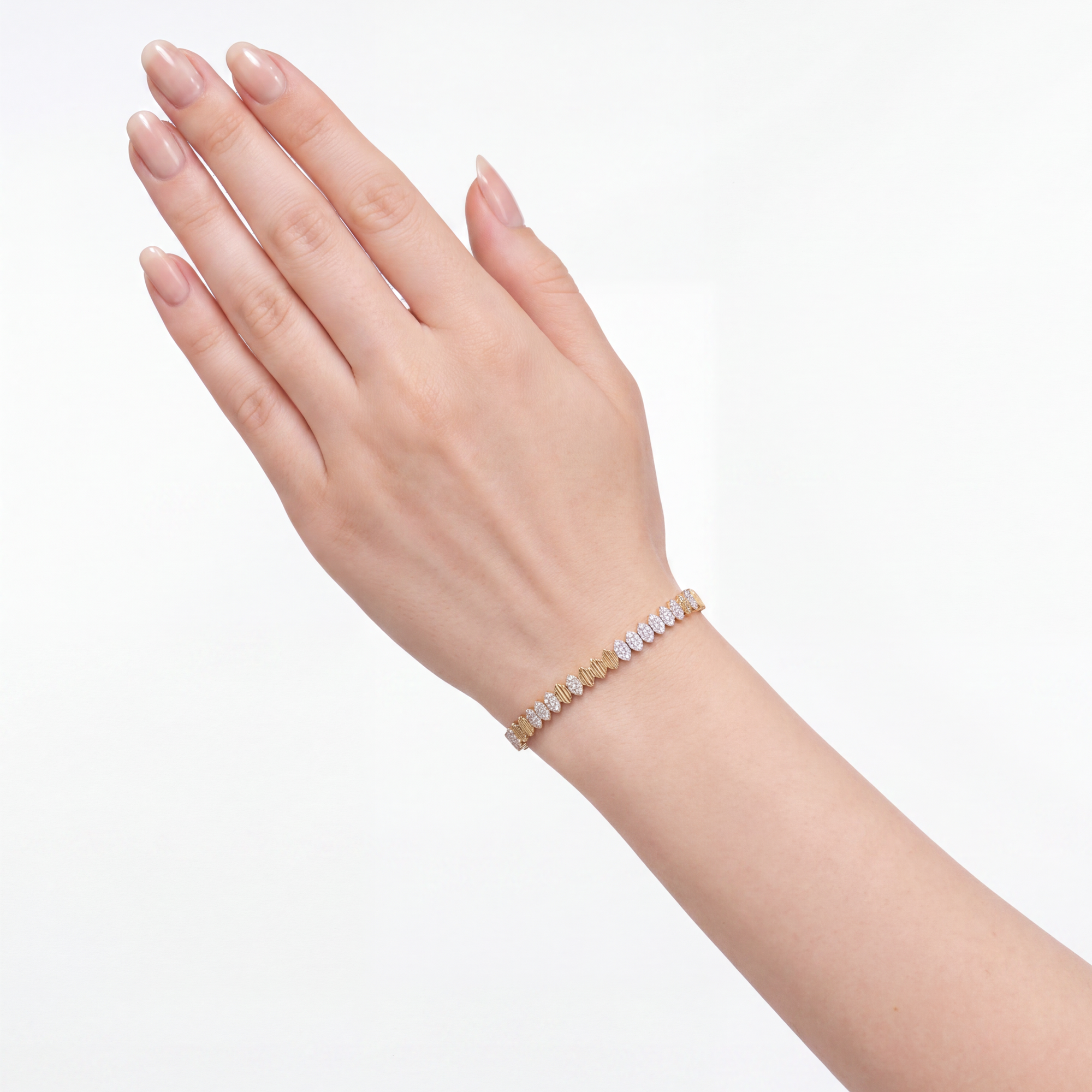0,92 Karat Rose Gold Pırlanta Bileklik