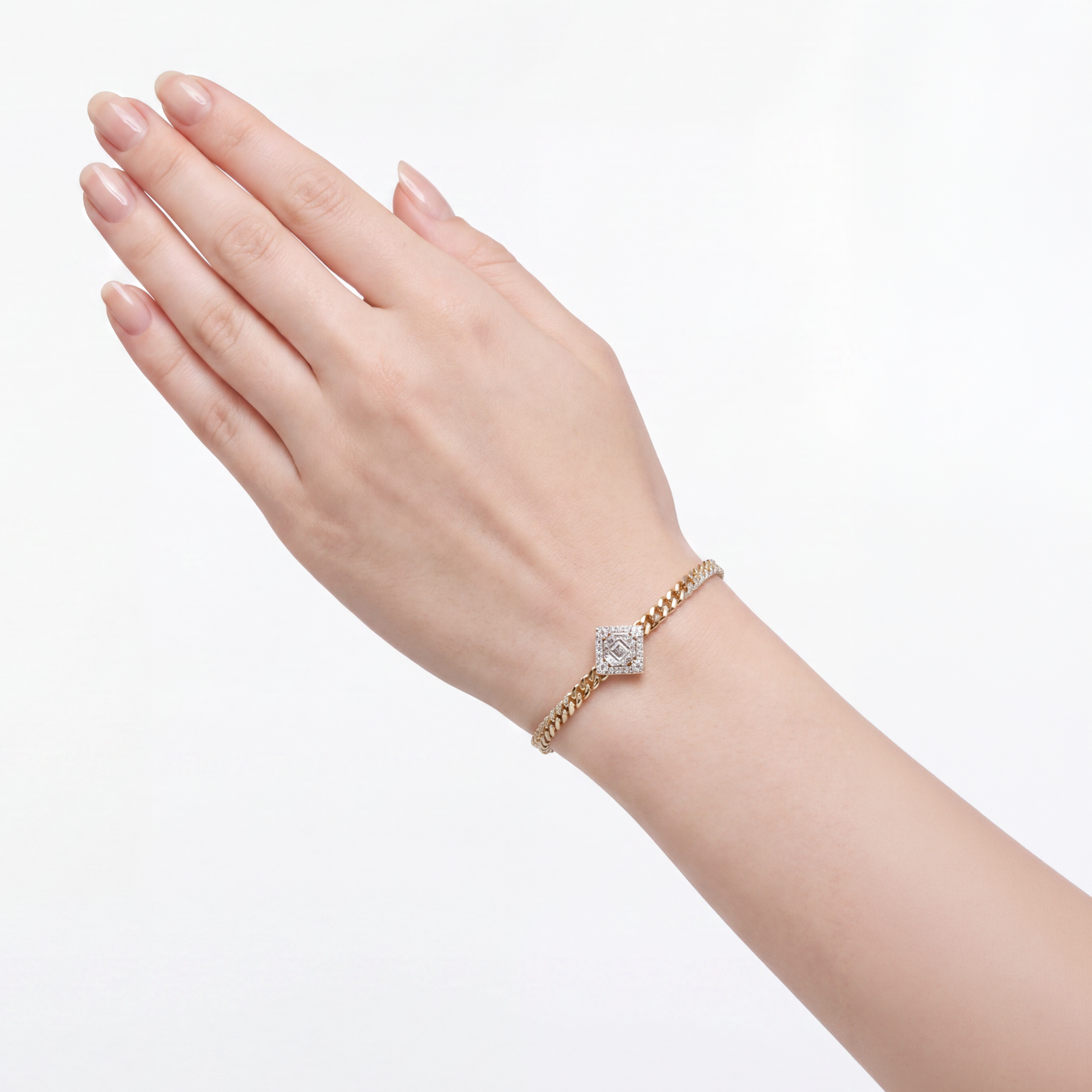 0,59 Karat Rose Gold Pırlanta Bileklik