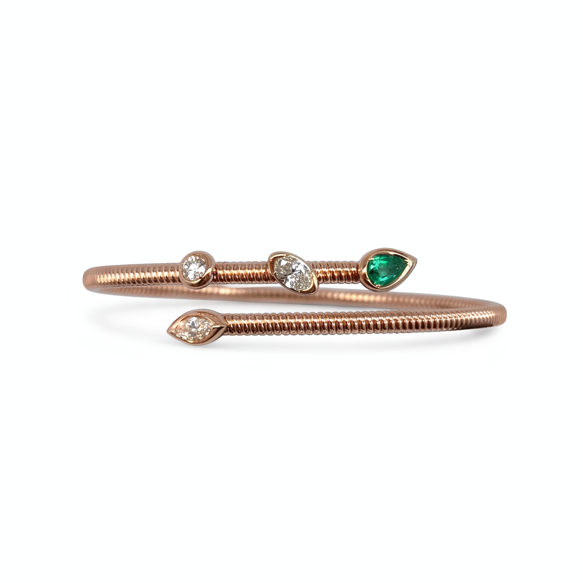 1,02 Karat Rose Gold Pırlanta Bileklik