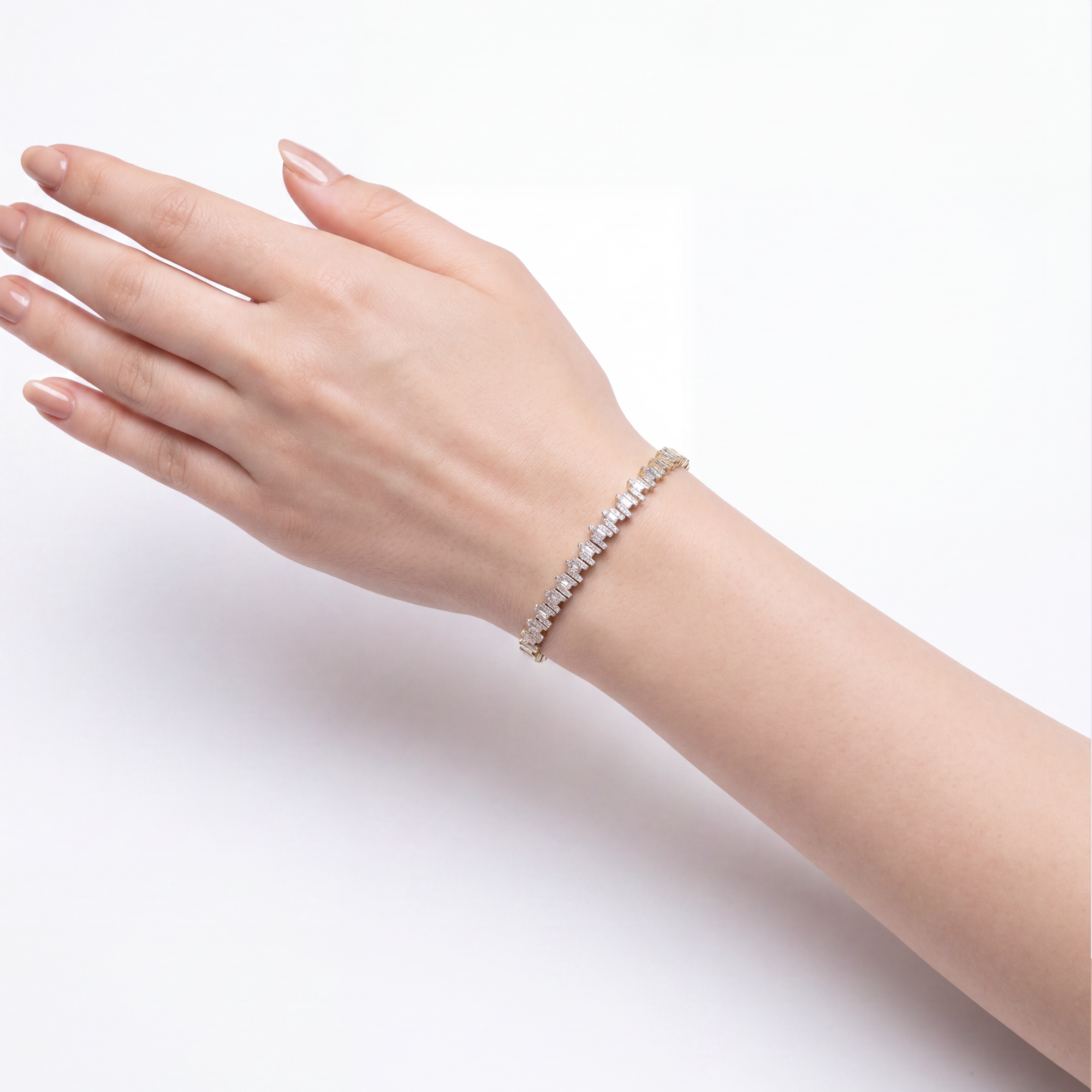 0,72 Karat Rose Gold Pırlanta Bileklik