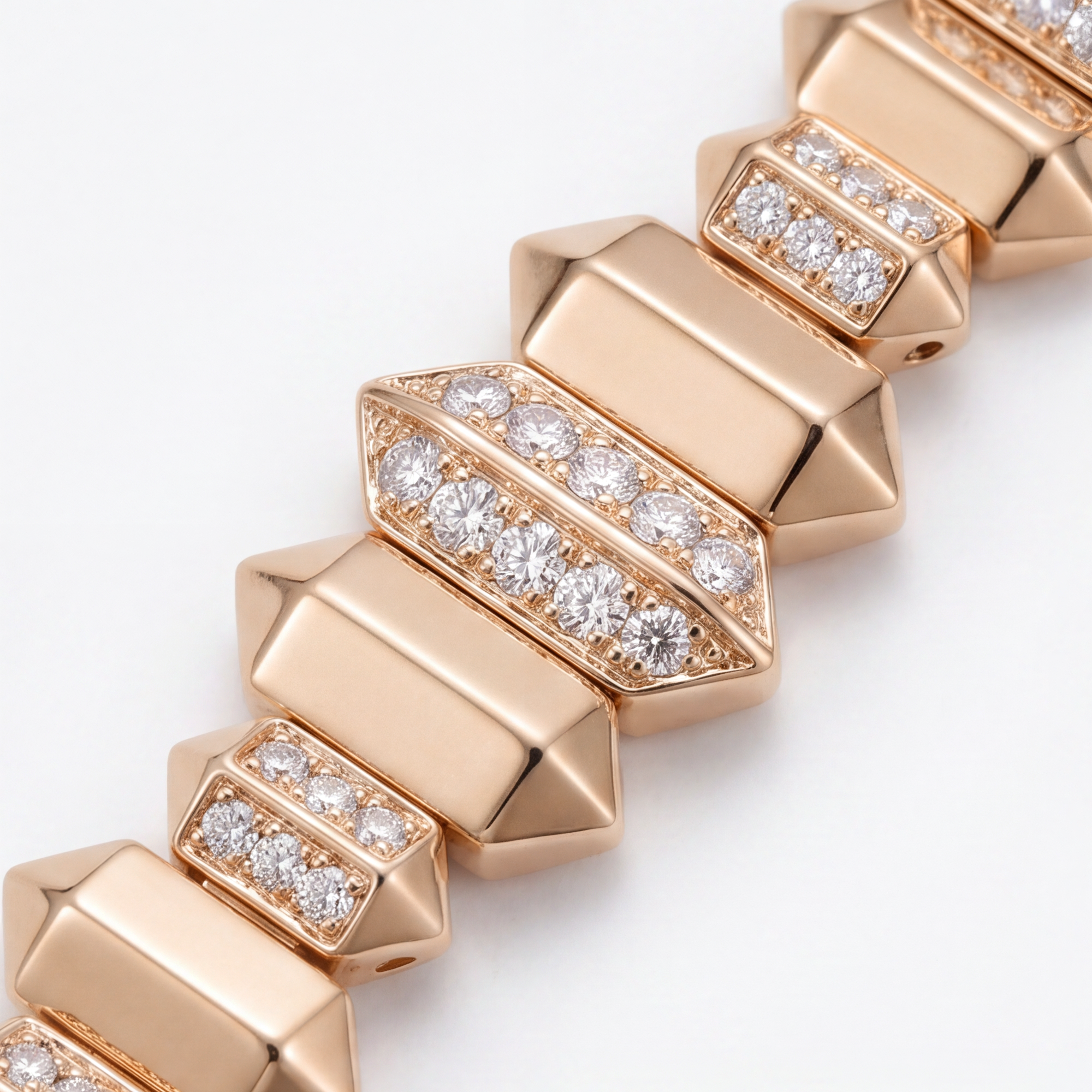 0,78 Karat Rose Gold Pırlanta Bileklik