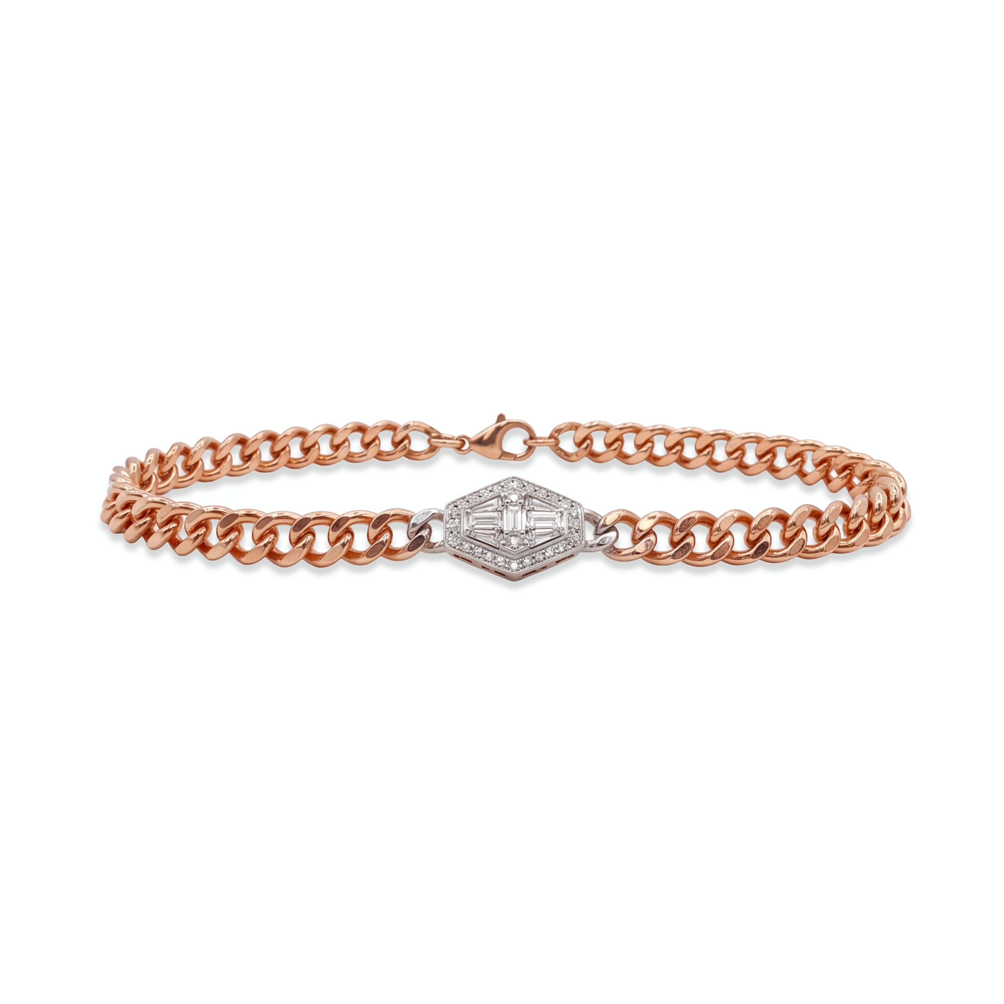 0,27 Karat Rose Gold Pırlanta Bileklik