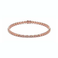 0,22 Karat Rose Gold Pırlanta Bileklik