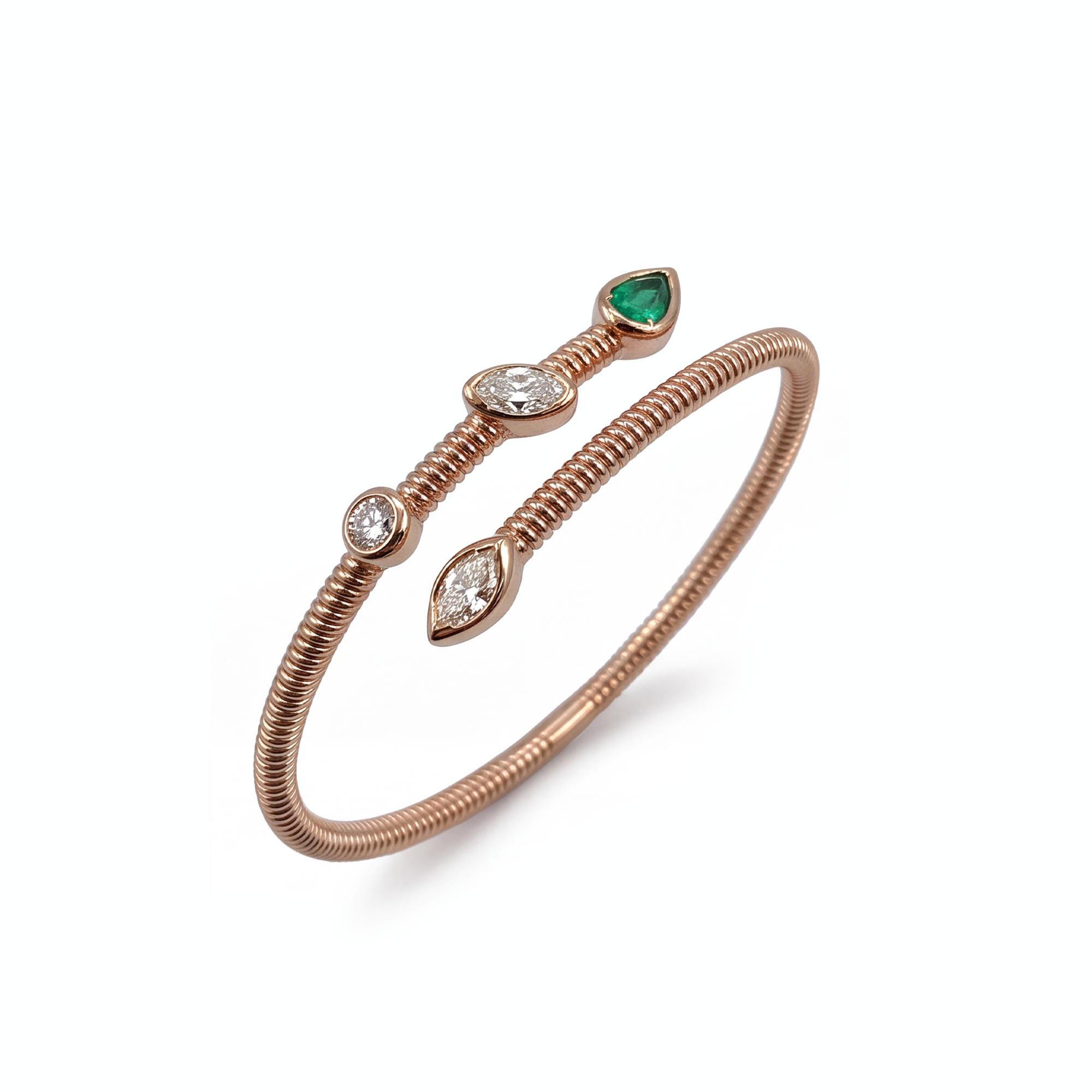 1,02 Karat Rose Gold Pırlanta Bileklik