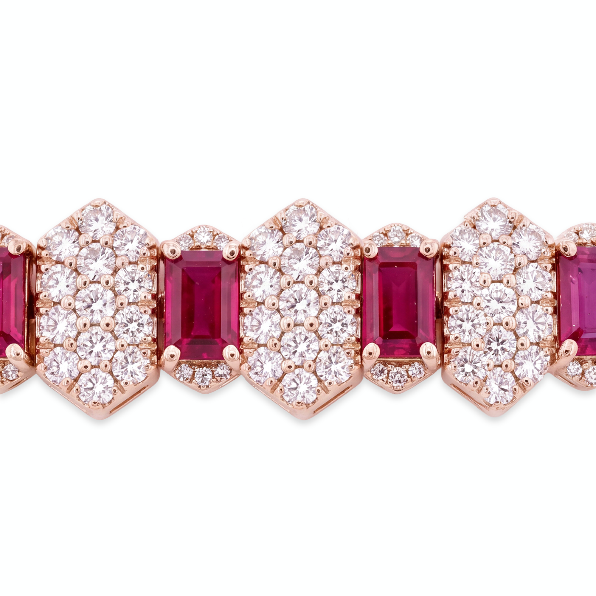 3 Karat Rose Gold Pırlanta Bileklik