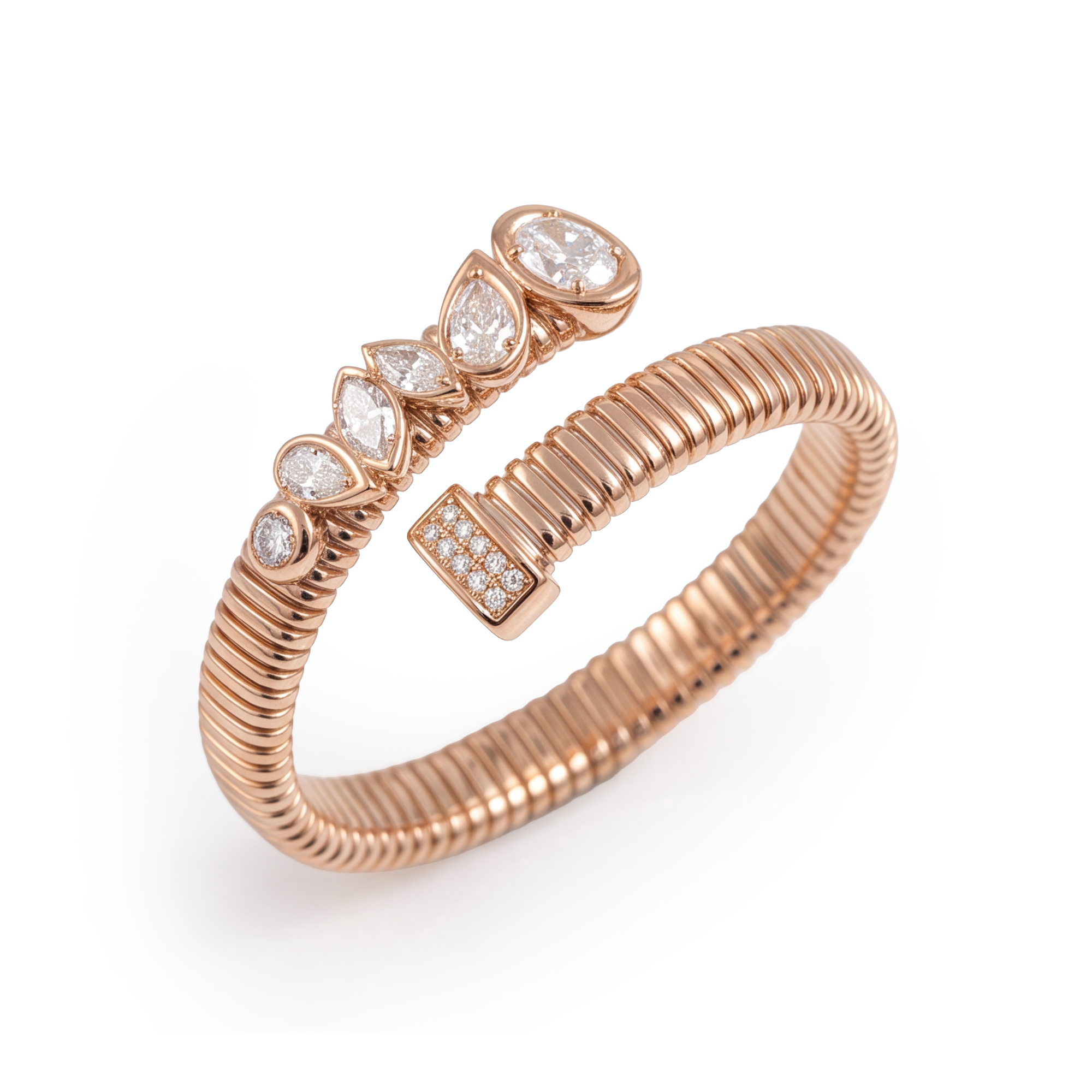 1,91 Karat Rose Gold Pırlanta Bileklik