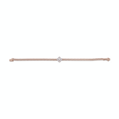 0,59 Karat Rose Gold Pırlanta Bileklik