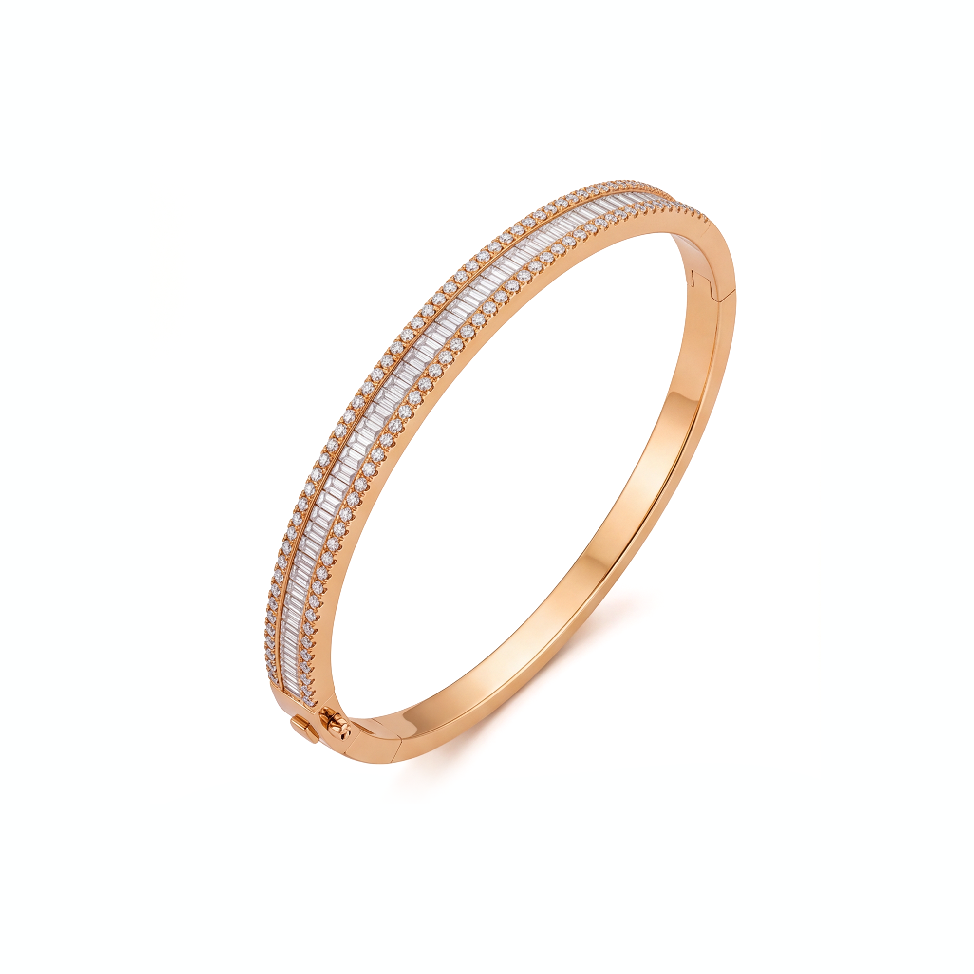 2,74 Karat Rose Gold Pırlanta Bileklik