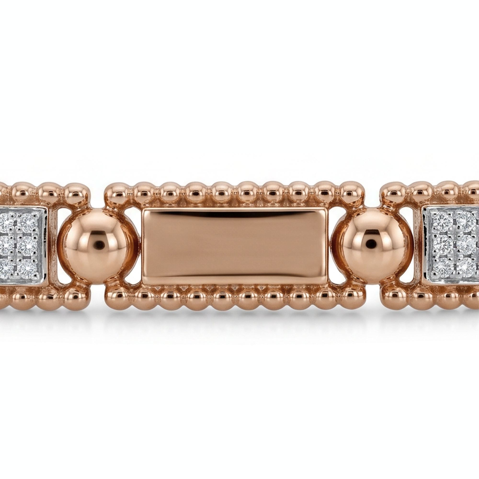 0,66 Karat Rose Gold Pırlanta Bileklik