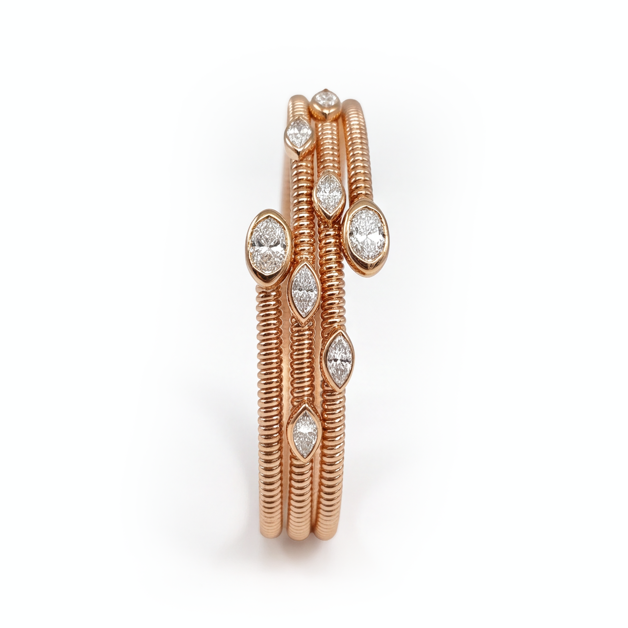 2,04 Karat Rose Gold Pırlanta Bileklik