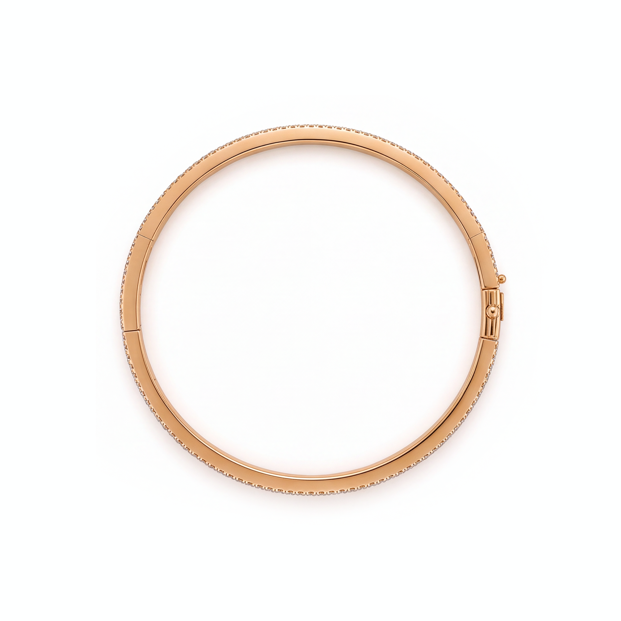 2,74 Karat Rose Gold Pırlanta Bileklik