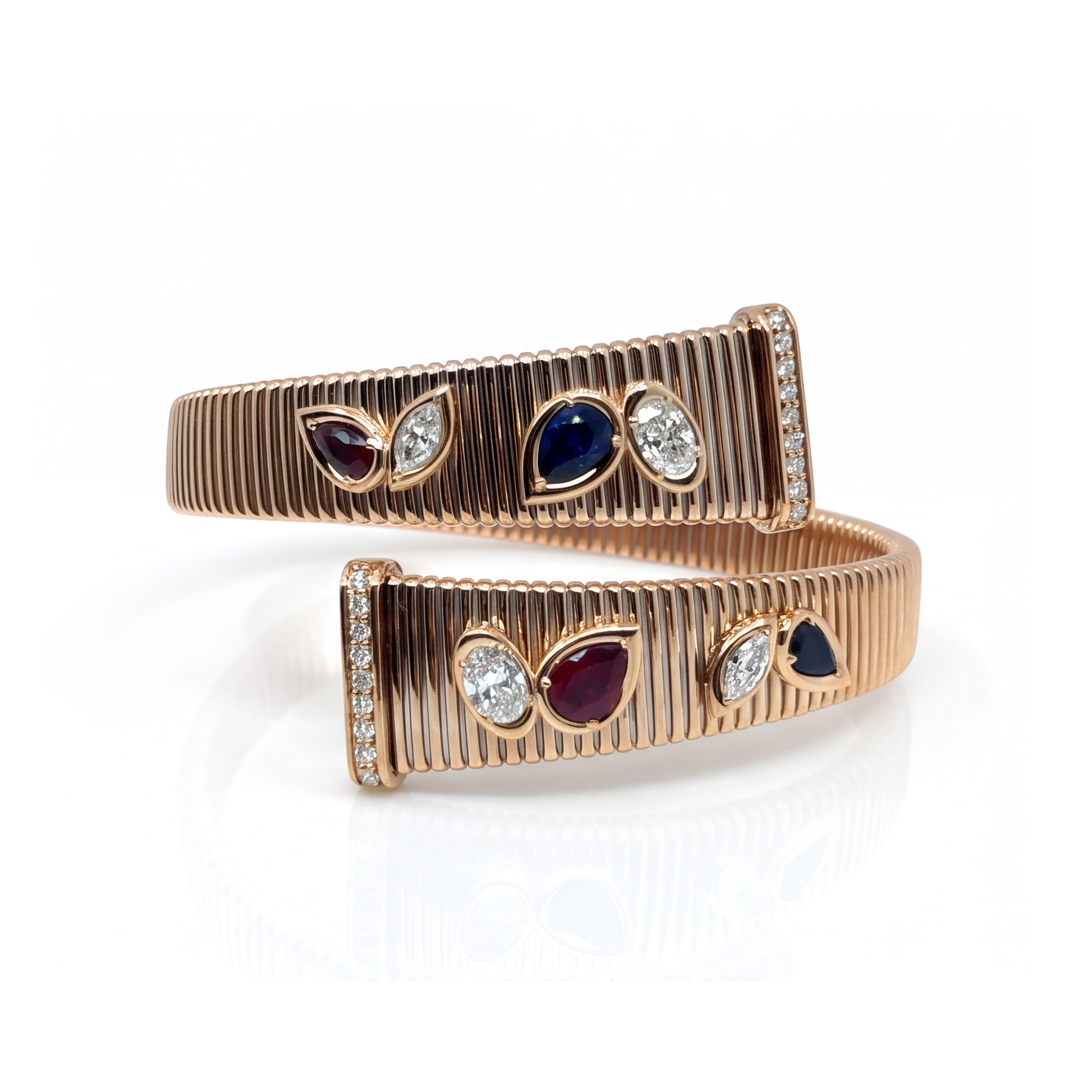 3,57 Karat Rose Gold Pırlanta Bileklik