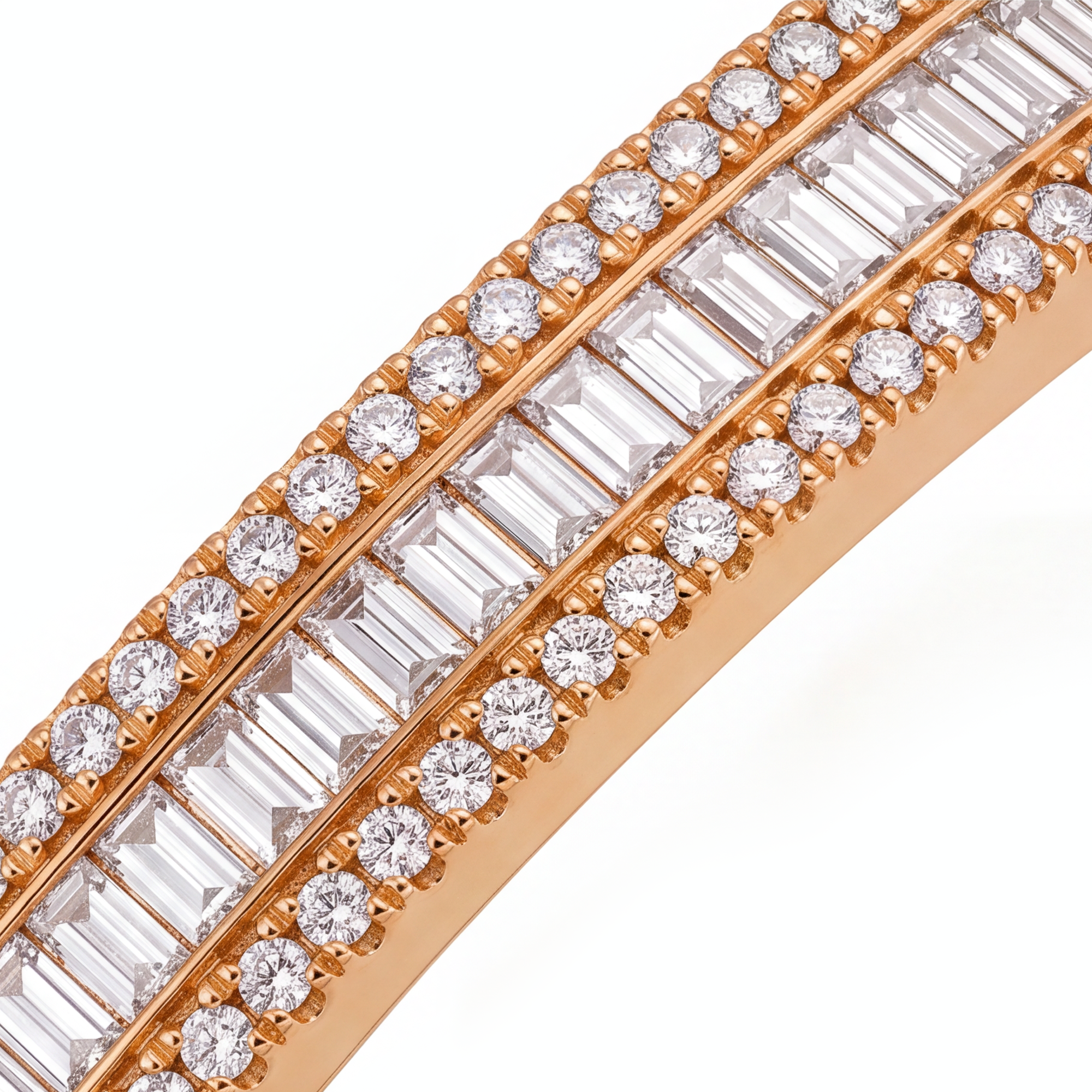 2,74 Karat Rose Gold Pırlanta Bileklik