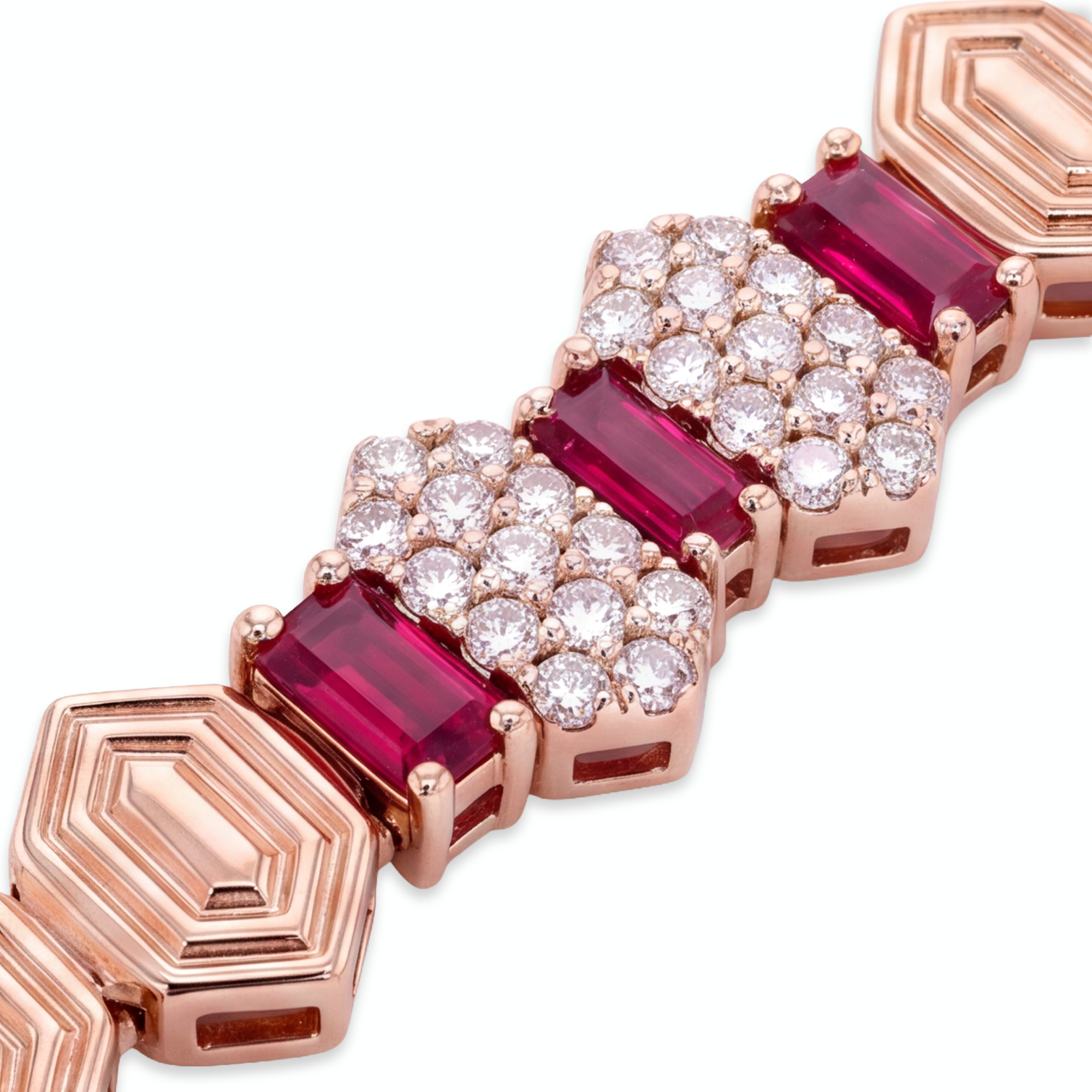 3 Karat Rose Gold Pırlanta Bileklik