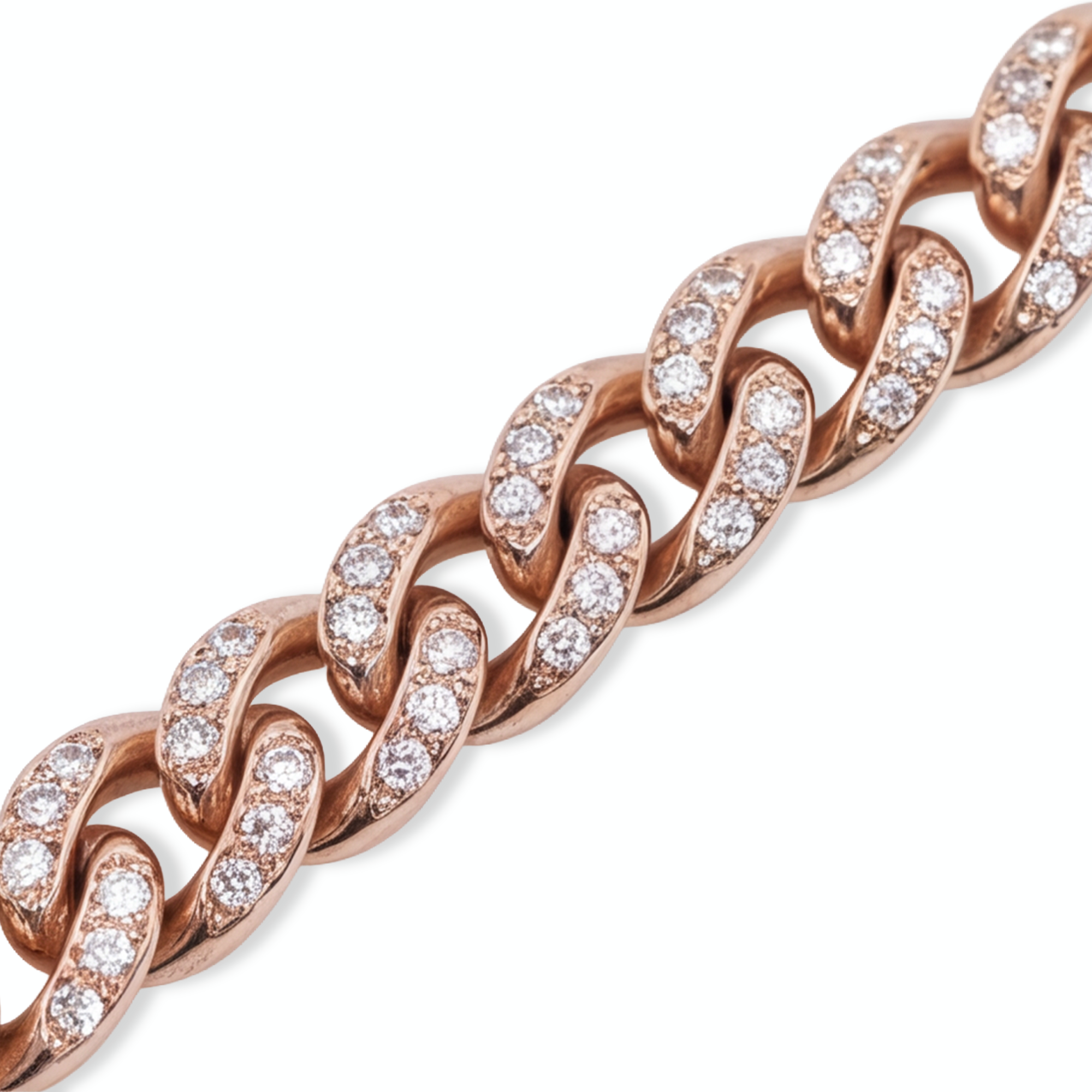 0,59 Karat Rose Gold Pırlanta Bileklik