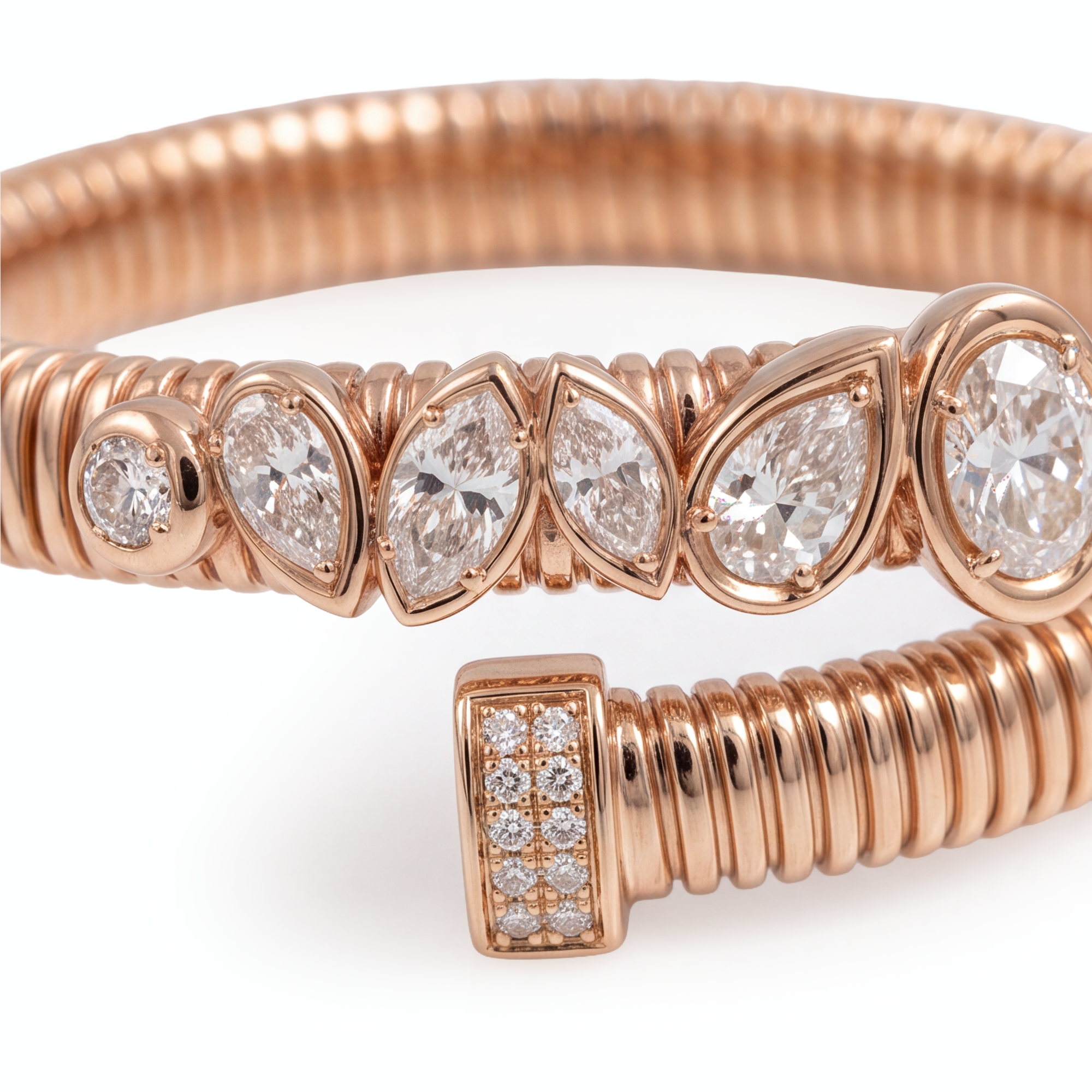 1,91 Karat Rose Gold Pırlanta Bileklik