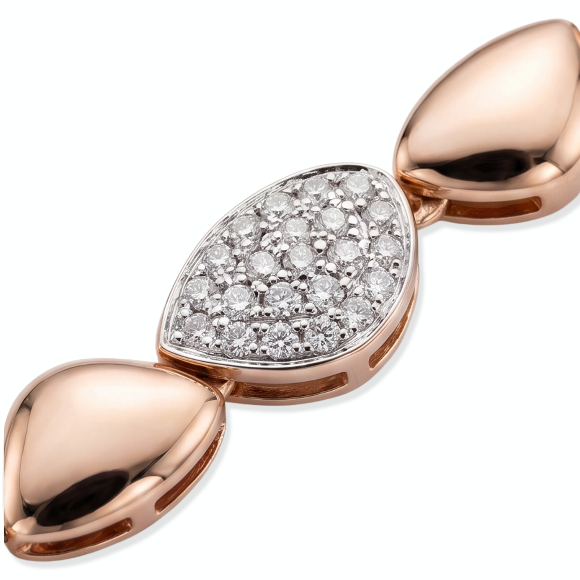 0,62 Karat Rose Gold Pırlanta Bileklik