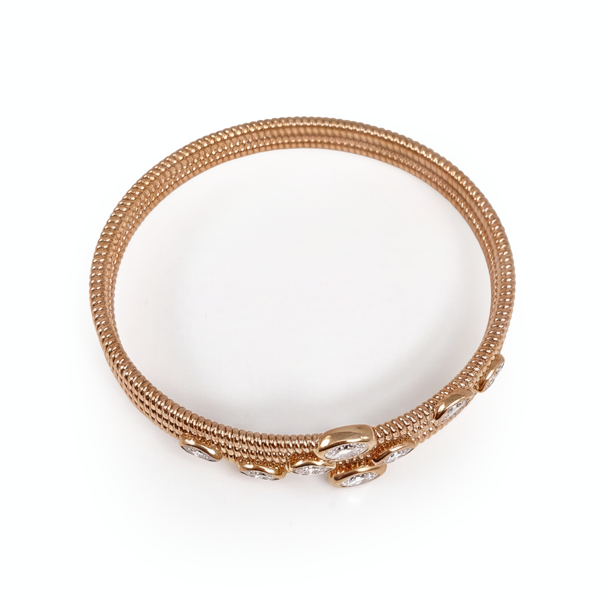 2,04 Karat Rose Gold Pırlanta Bileklik