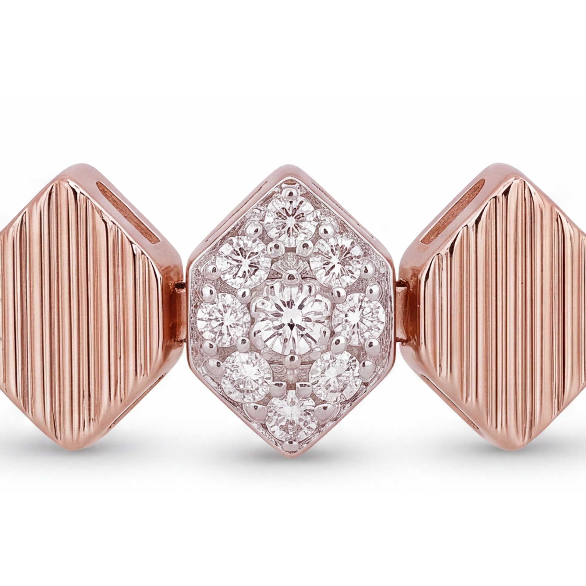 0,92 Karat Rose Gold Pırlanta Bileklik