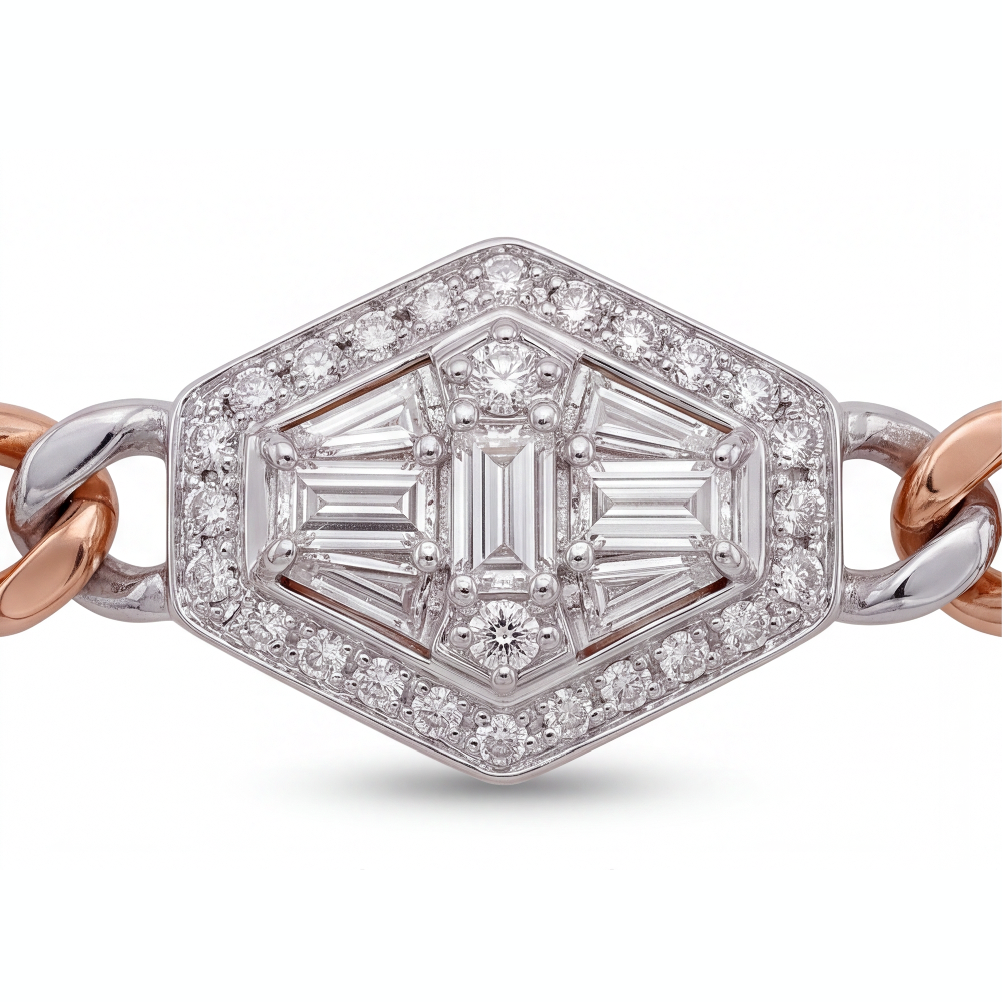 0,27 Karat Rose Gold Pırlanta Bileklik