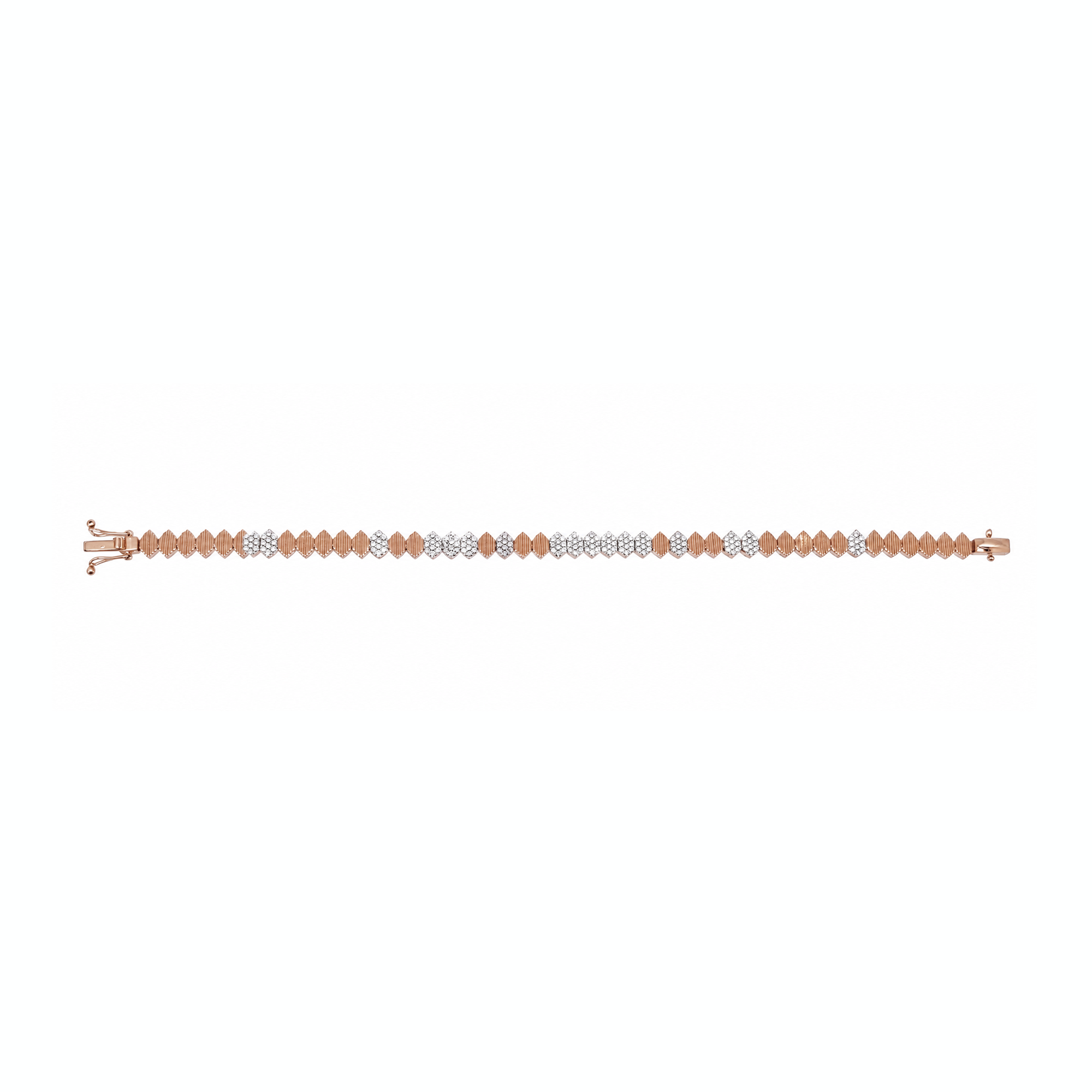0,92 Karat Rose Gold Pırlanta Bileklik