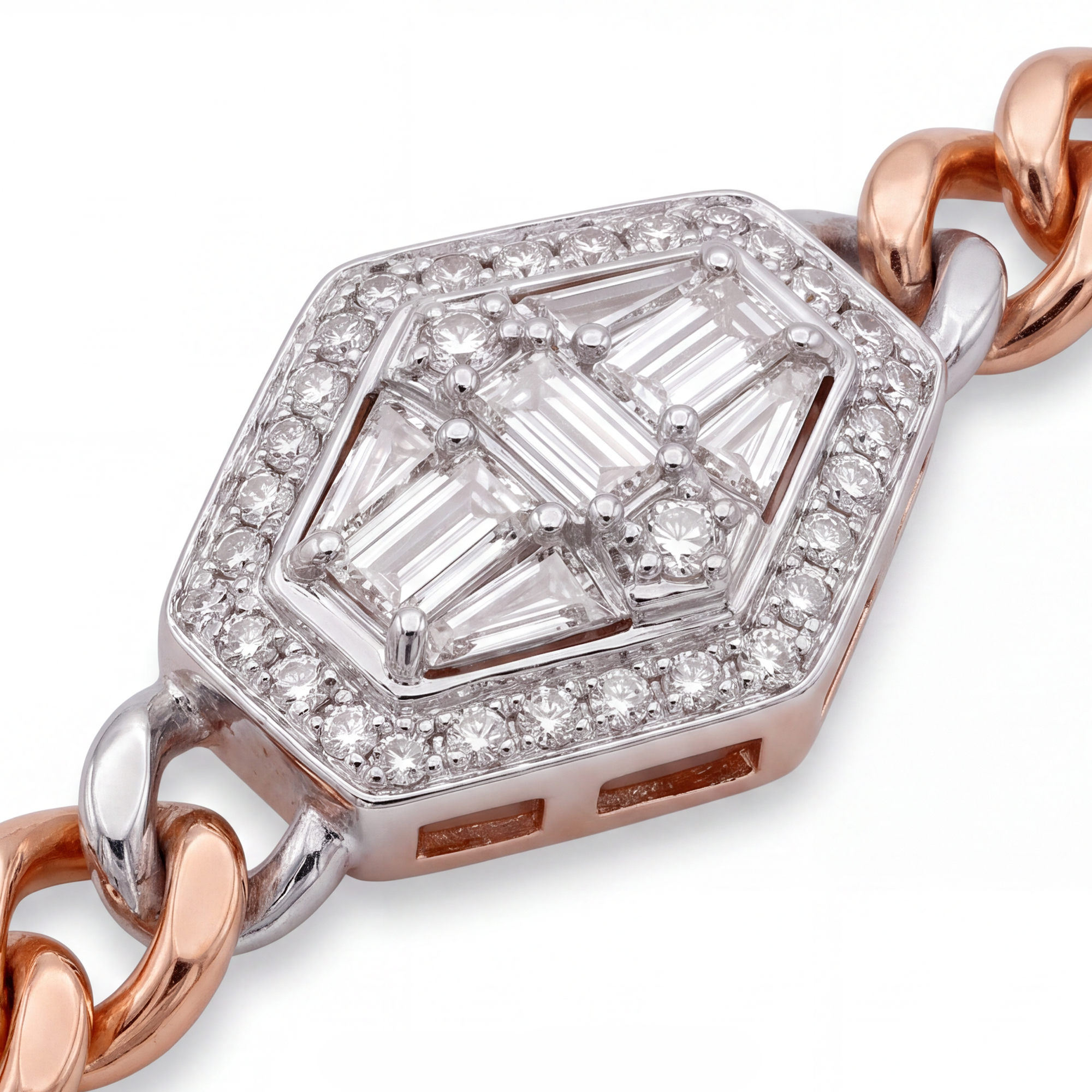 0,27 Karat Rose Gold Pırlanta Bileklik