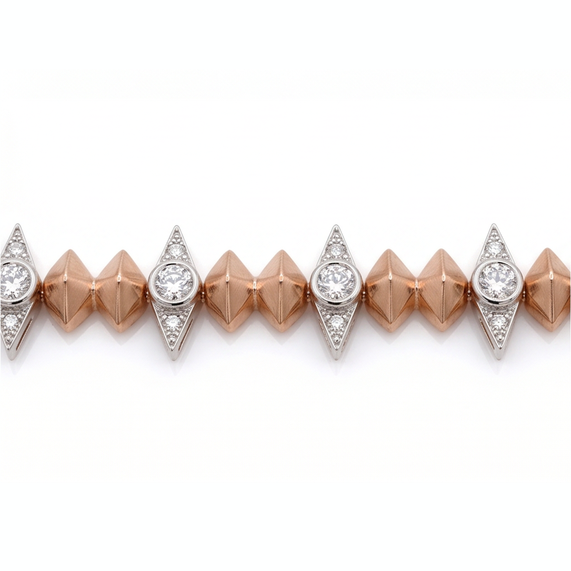 1,04 Karat Rose Gold Pırlanta Bileklik