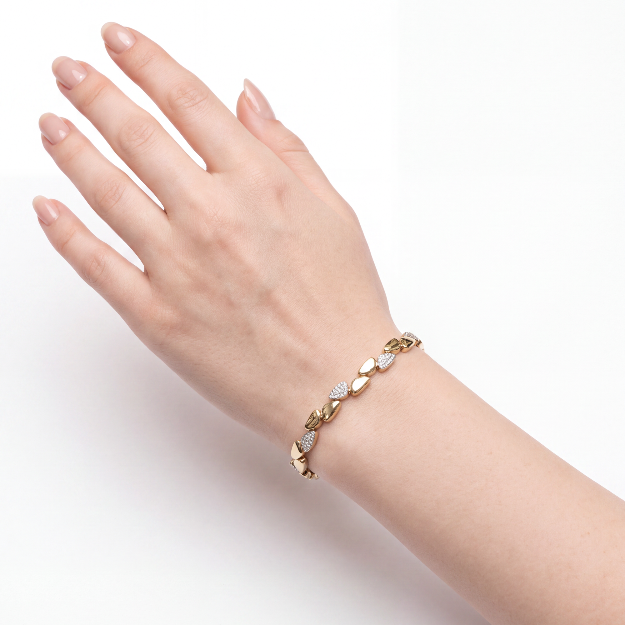 0,62 Karat Rose Gold Pırlanta Bileklik