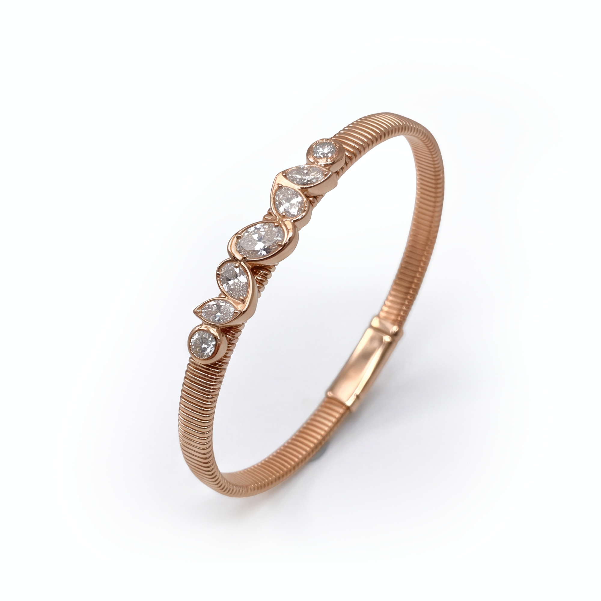 1,70 Karat Rose Gold Pırlanta Bileklik