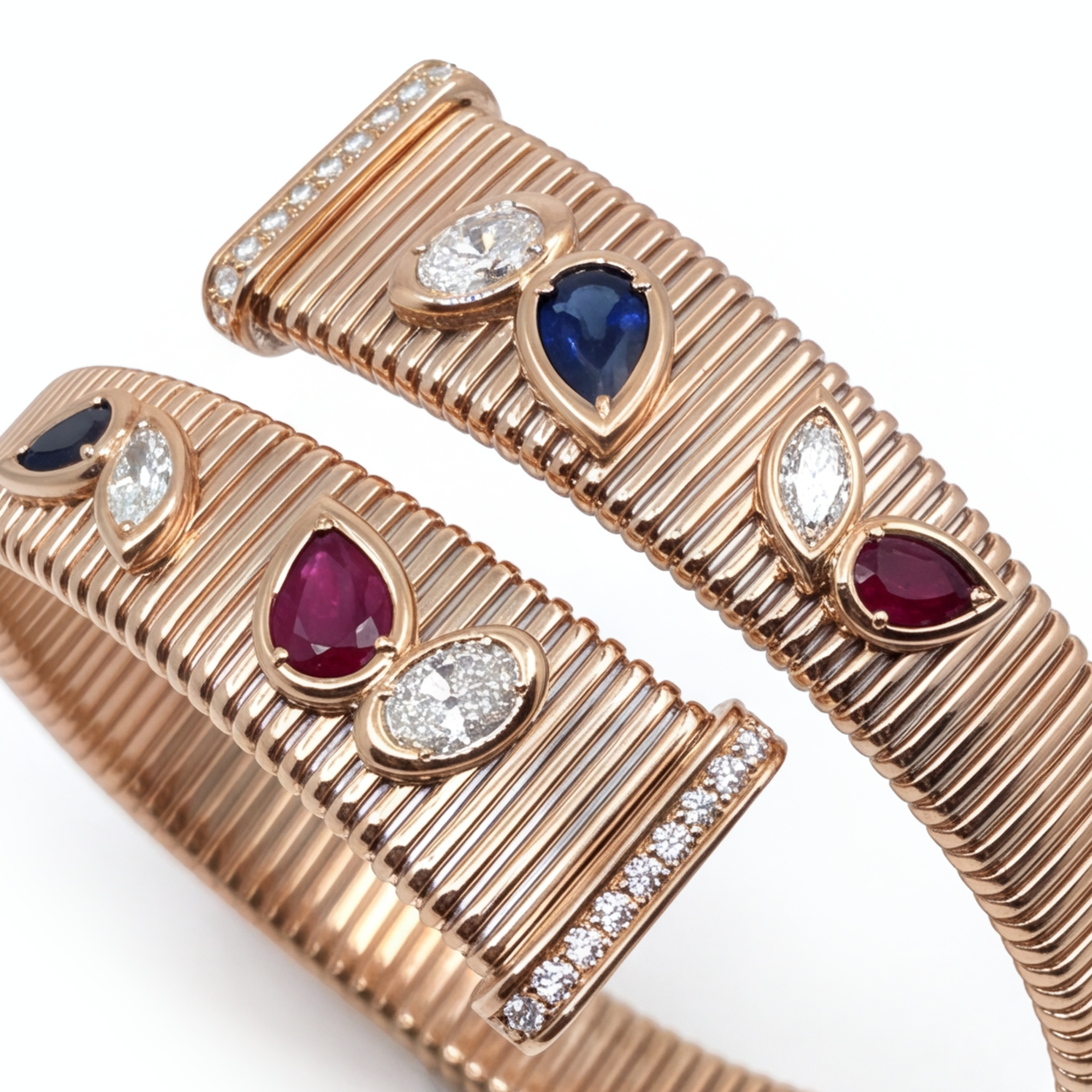 3,57 Karat Rose Gold Pırlanta Bileklik