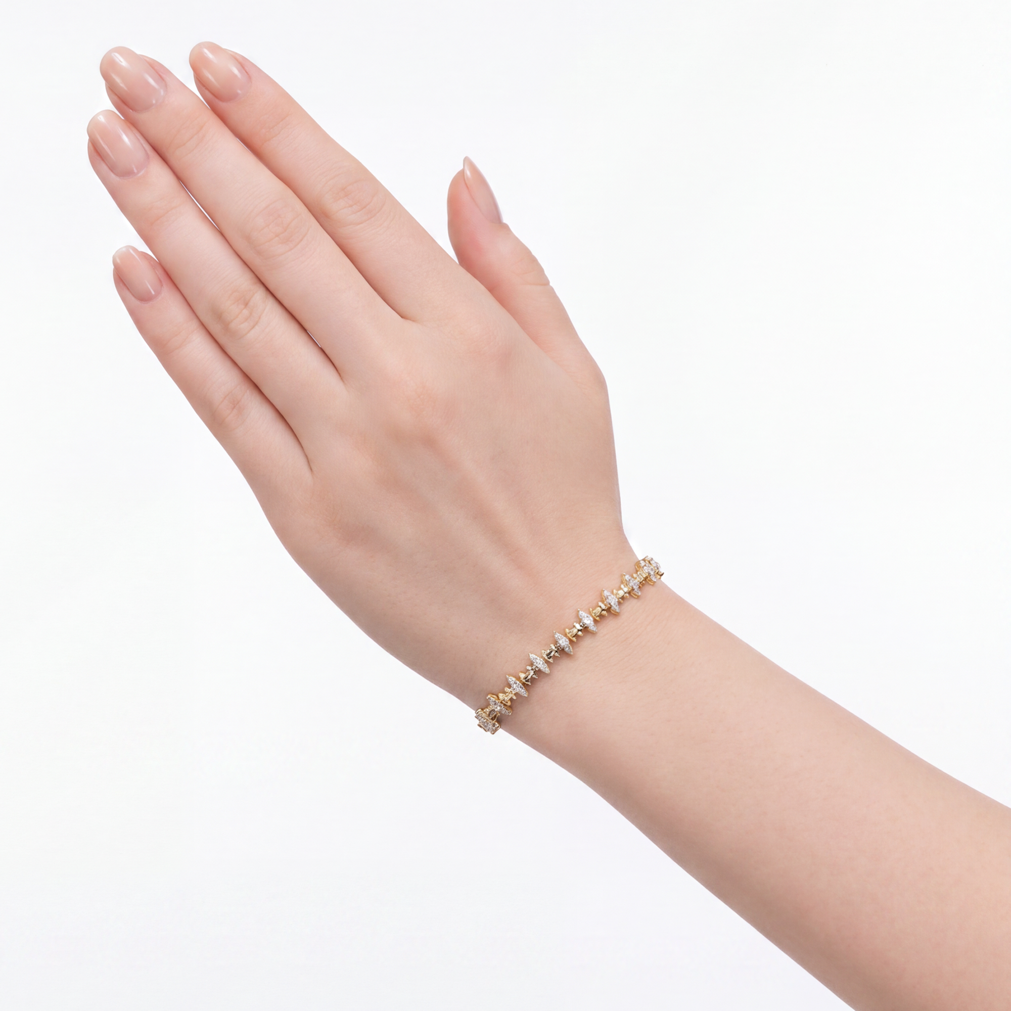 1,04 Karat Rose Gold Pırlanta Bileklik