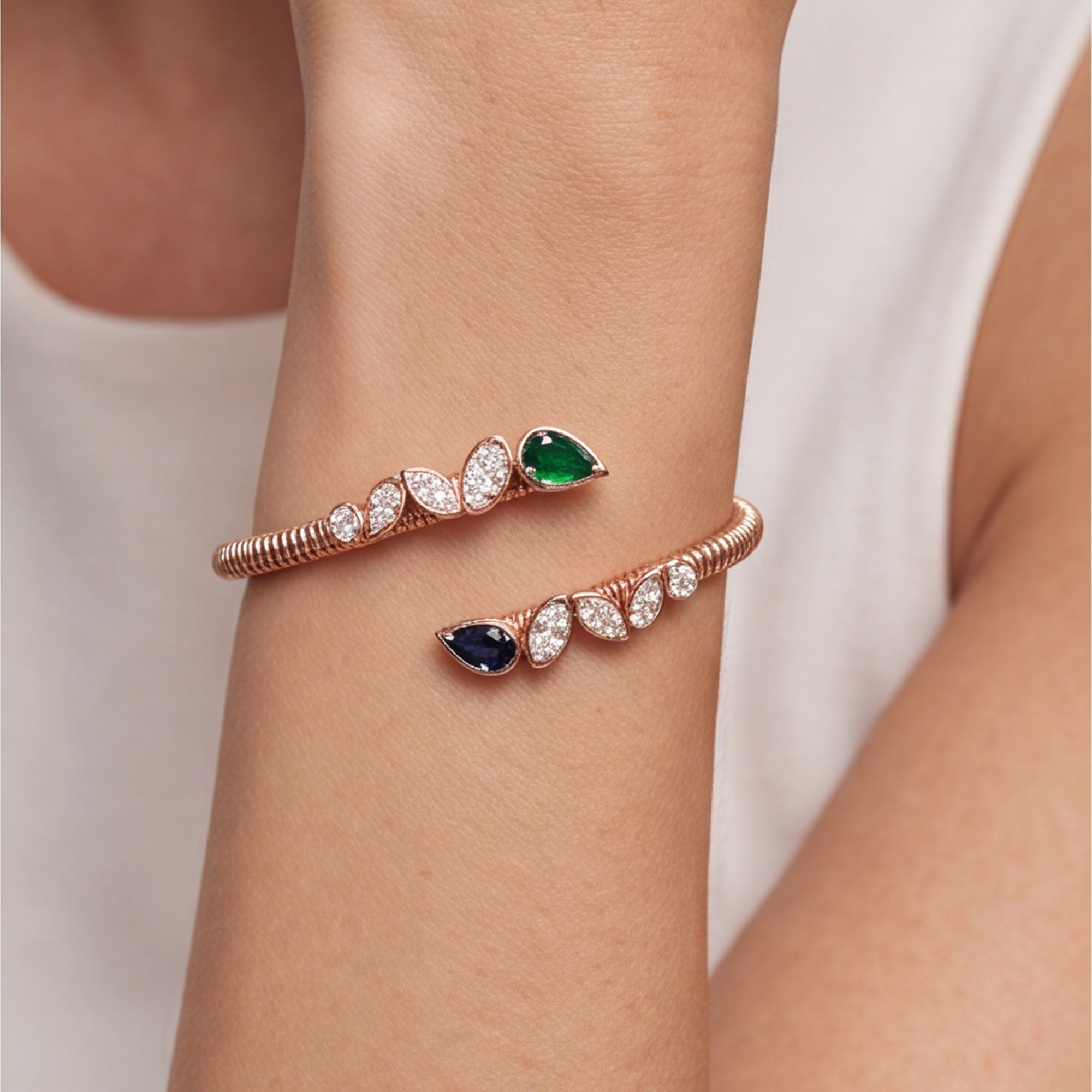 3 Karat Rose Gold Pırlanta Bileklik